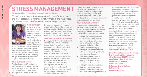 some easy tips to manage stress